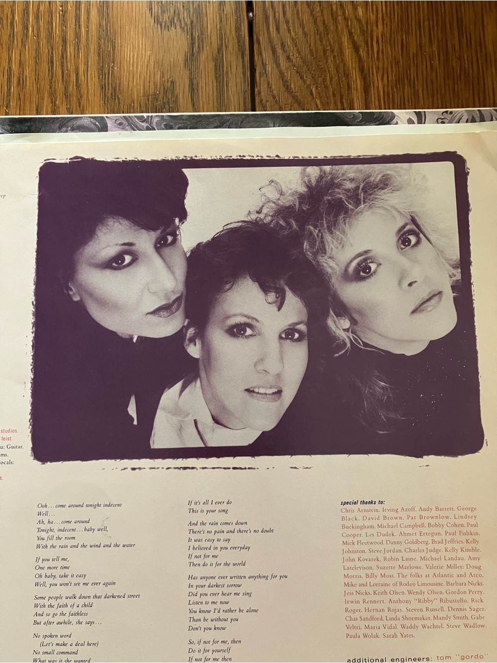 1985 Stevie Nicks “Rock A Little “ Modern Record First Pressing #7904791 Vinyl - Picture 5 of 14